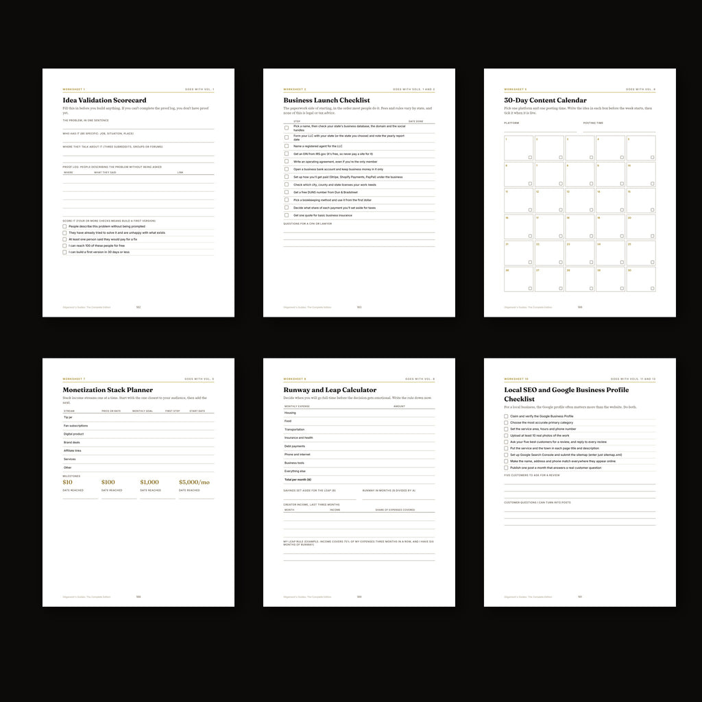 Gilgamesh's Guides: The Complete Edition