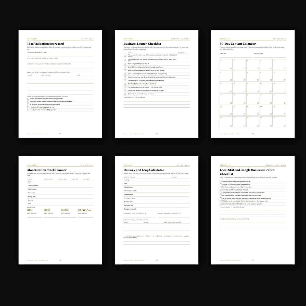 Gilgamesh's Guides: The Complete Edition