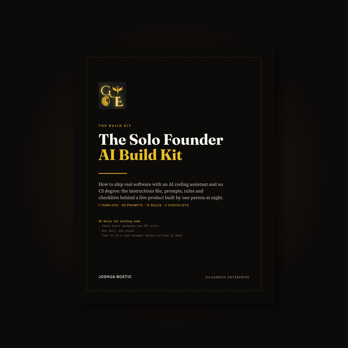 The Solo Founder AI Build Kit