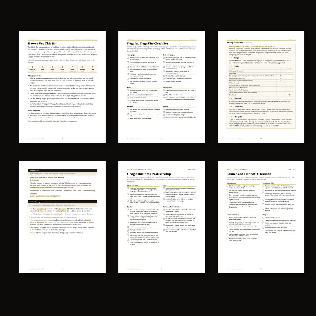 The Local Business Website Kit